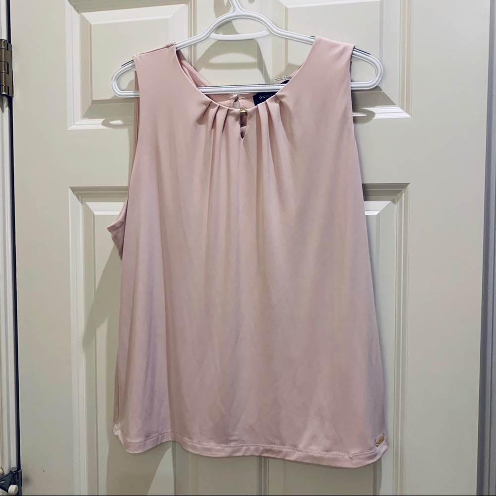 🇺🇸Ivanka Trump pink Blush sleeveless Top Tank XL